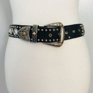 Jeweled studded belt